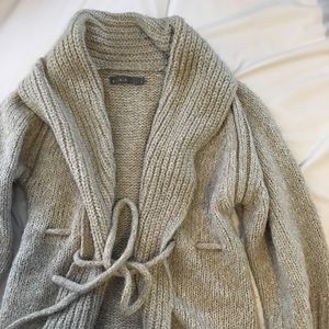 Boutique knit sweater wrap / cardigan